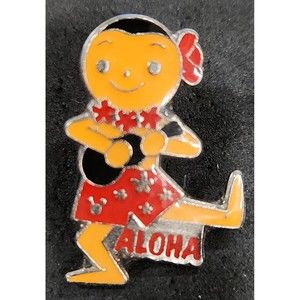 Disney Pin 99895 Disney Aulani Hawaiian Boy Aloha It's Small World Hidden Mickey